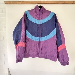 Vintage JCPenney US Olympics Color Block Wind Jacket Color block Woman’s Large